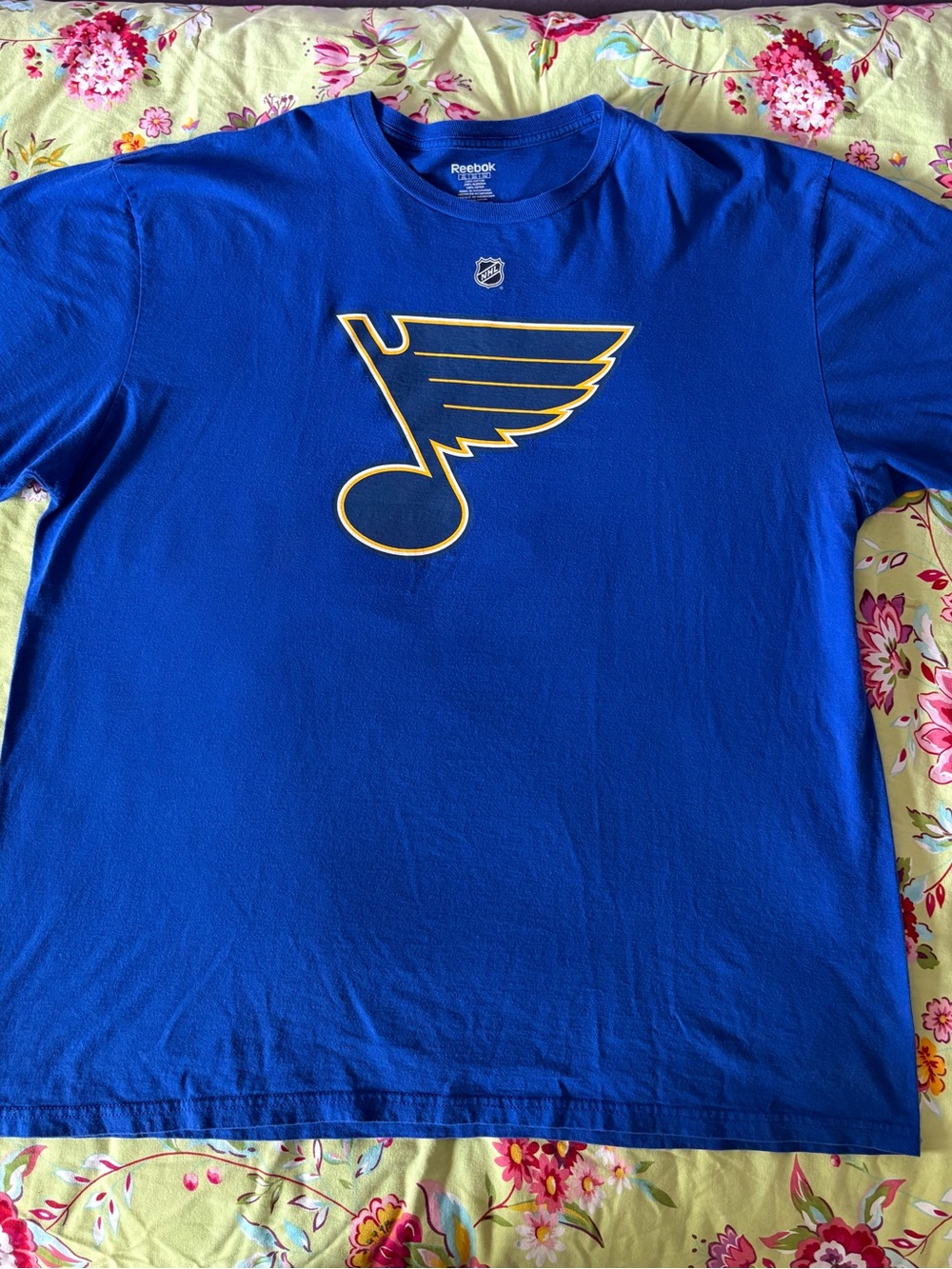 St. Louis Blues x Reebok x Vladimir Tarasenko #92 blue jersey tee 2XL 29x25 - Picture 8 of 8